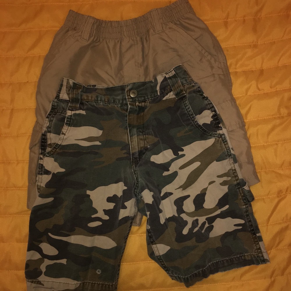 Two pair boys shorts.  Size 7.